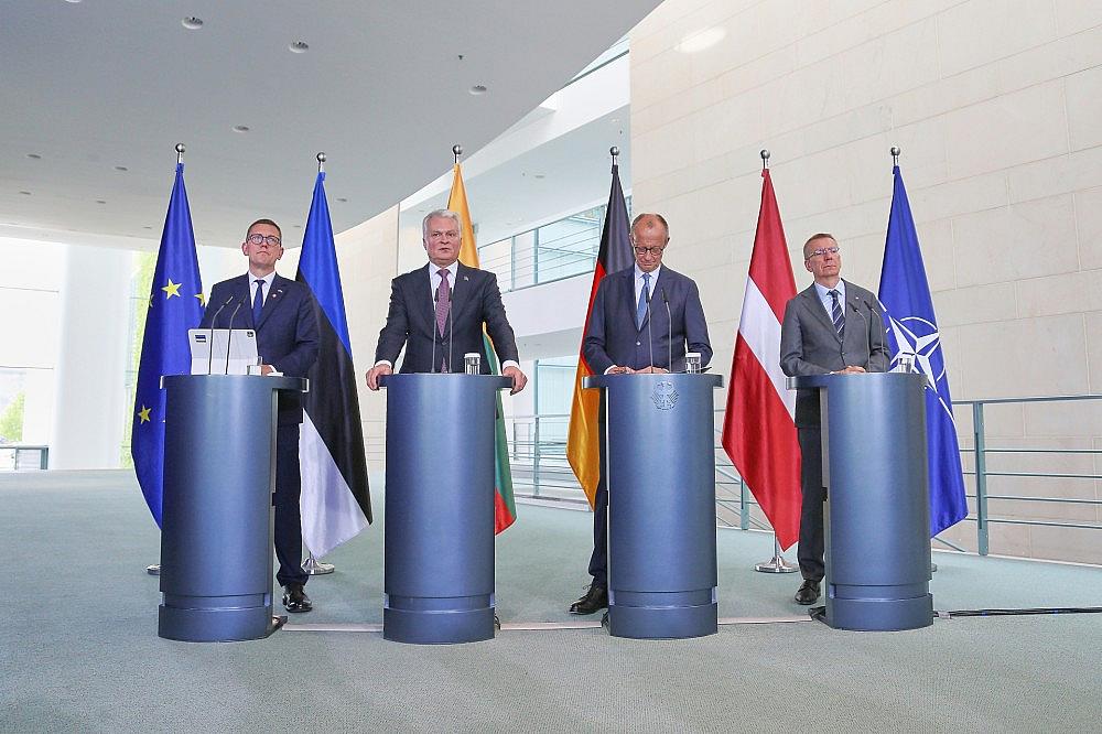 Pressekonferenz mit baltischen Staaten am 03.07.2026