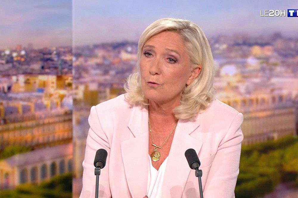 Marine Le Pen im Interview auf TF1 am 07.07.2026