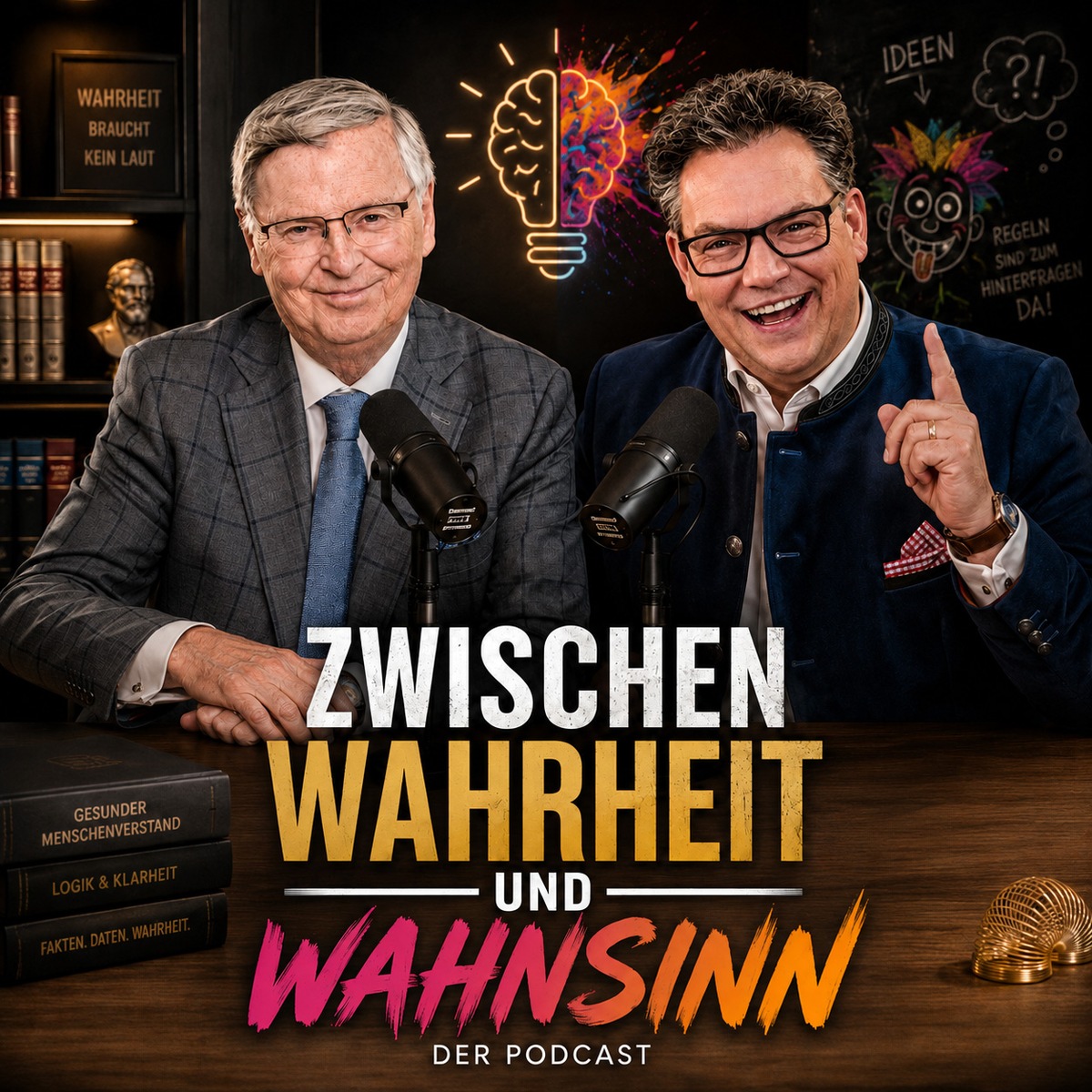 Zwischen Wahrheit und Wahnsinn - Der andere Podcast mit Bernhard Schindler und Wolfgang Bosbach