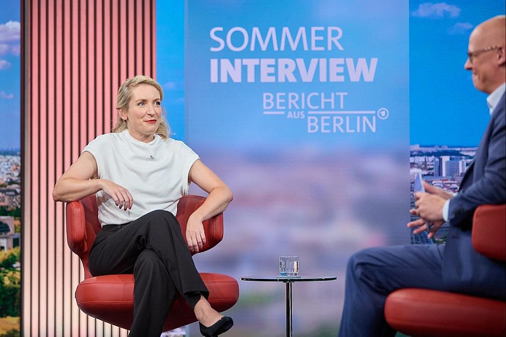 Ines Schwerdtner und Matthias Deiß am 12.07.2026