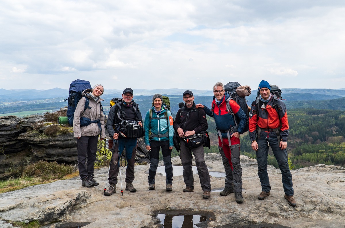 MDR-Magazin „Biwak“ auf Trekking-Abenteuer in der Sächsisch-Böhmischen Schweiz