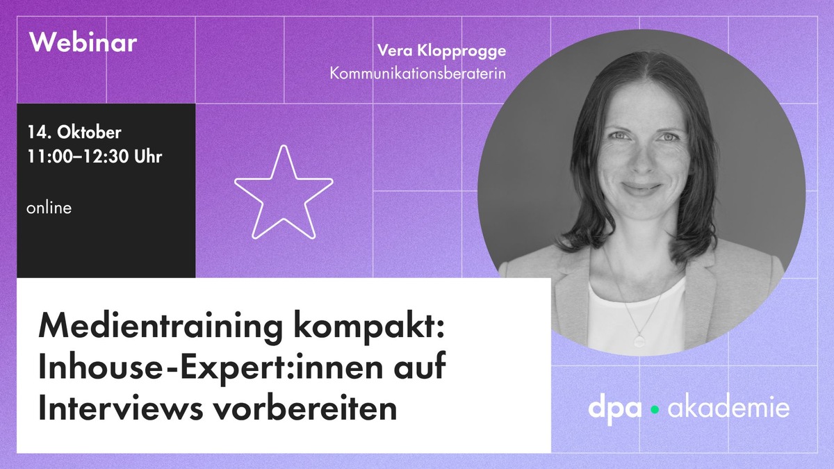 Medientraining zur Interviewvorbereitung | dpa-Akademie