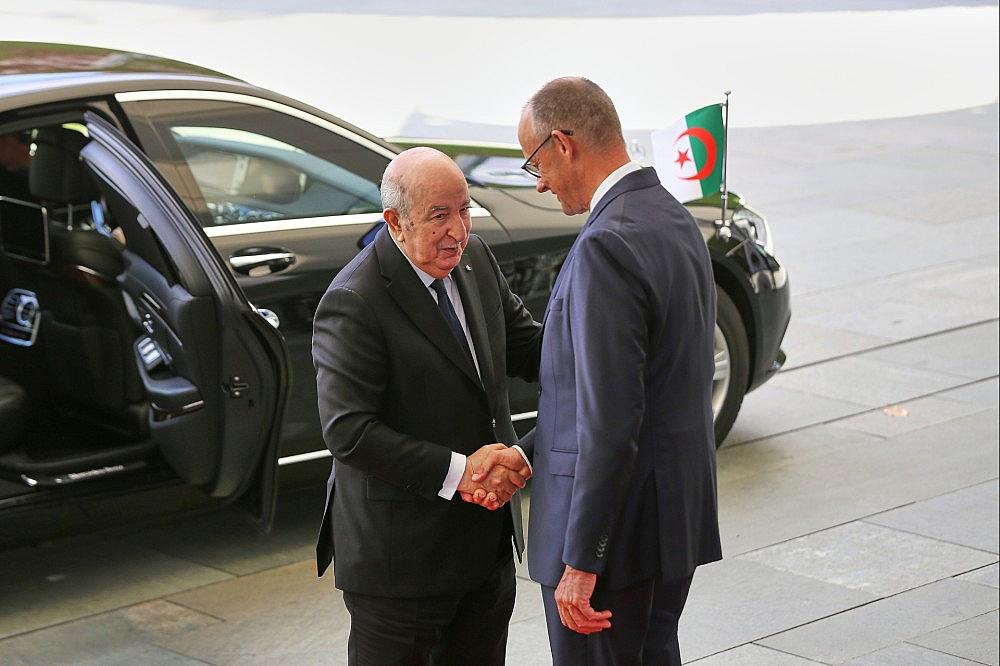 Abdelmadjid Tebboune und Friedrich Merz am 16.07.2026