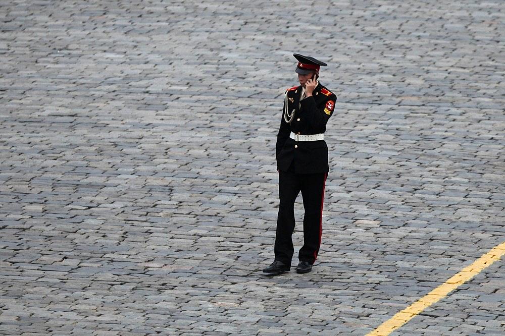 Soldat vor dem Kreml (Archiv) via dts Nachrichtenagentur