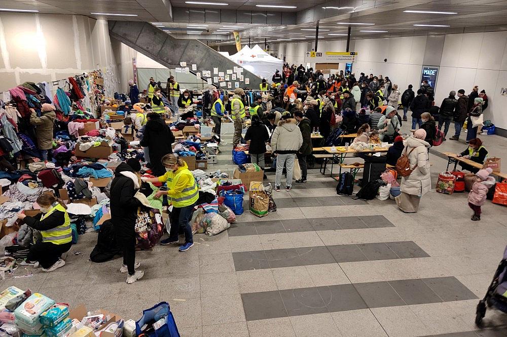 Hilfsgüter für Flüchtlinge aus der Ukraine in Deutschland (Archiv) via dts Nachrichtenagentur