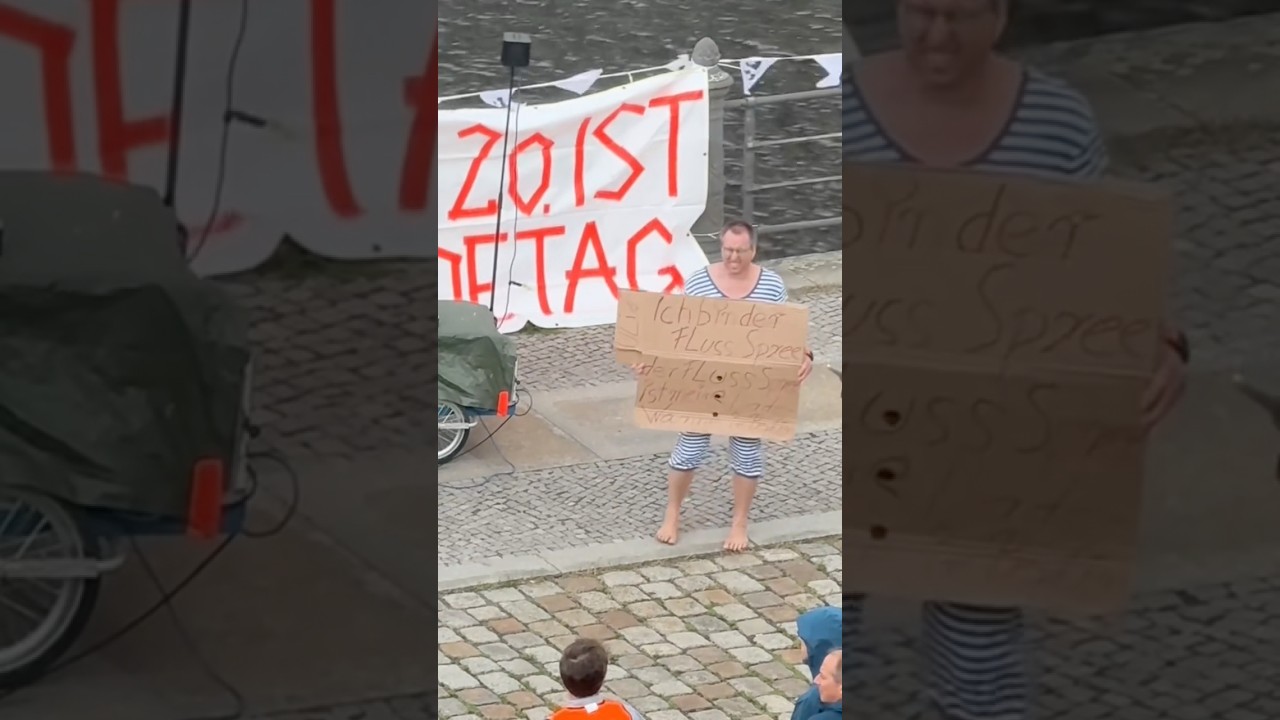 Demo ist ins Wasser gefallen: Flussbad Berlin e.V. hisst rote Flagge - Wasserqualität mangelhaft