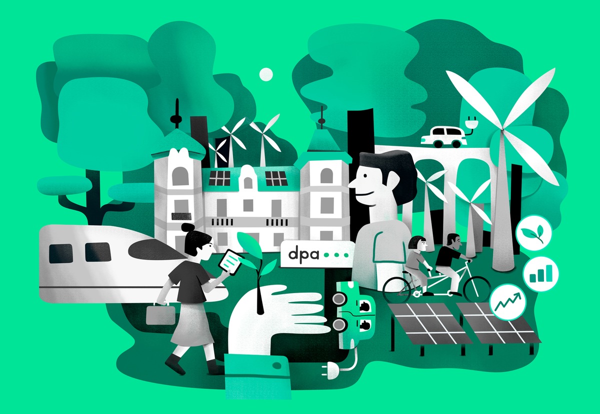 dpa veröffentlicht Nachhaltigkeitsbericht 2025 - Weniger CO2-Emissionen