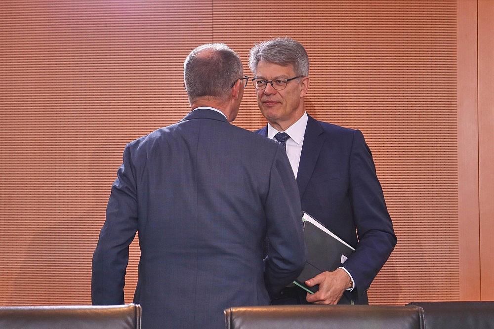 Friedrich Merz und Patrick Schnieder (Archiv)