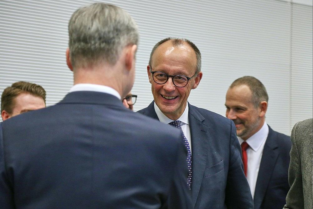 Steffen Bilger und Friedrich Merz (Archiv)