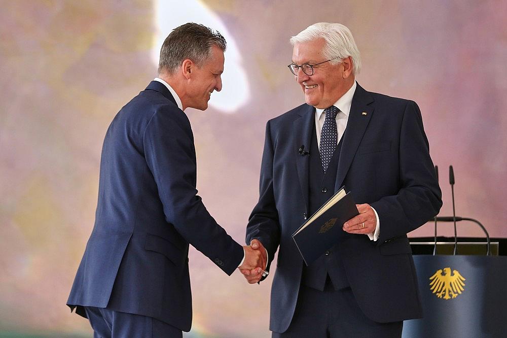 Thorsten Frei und Frank-Walter Steinmeier (Archiv) via dts Nachrichtenagentur