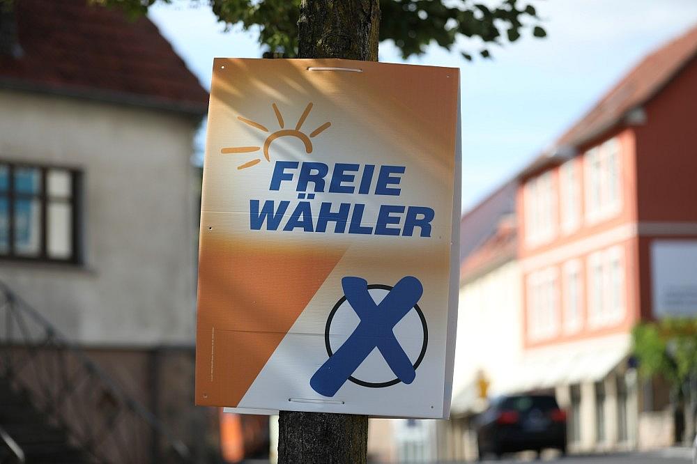 Wahlplakat der Freien Wähler (Archiv) via dts Nachrichtenagentur