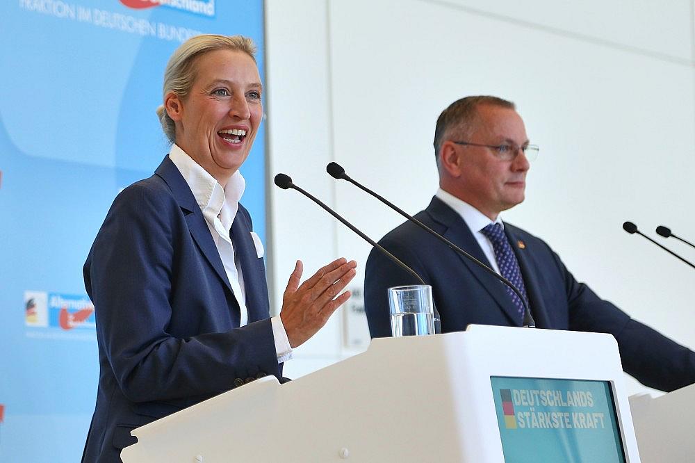 Alice Weidel und Tino Chrupalla (Archiv) via dts Nachrichtenagentur