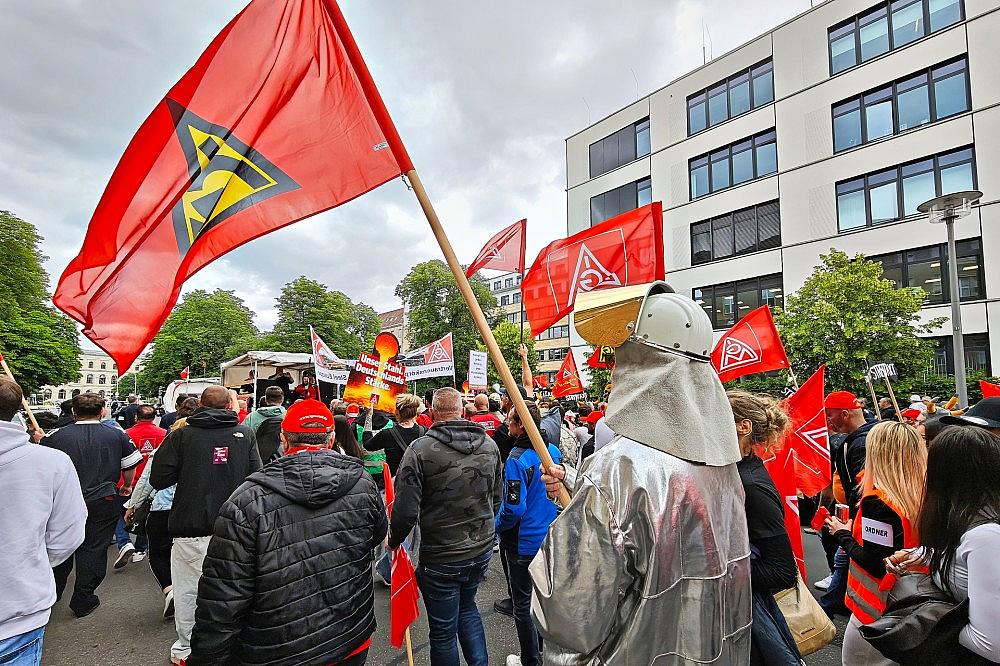 Stahldemo der IG Metall (Archiv) via dts Nachrichtenagentur