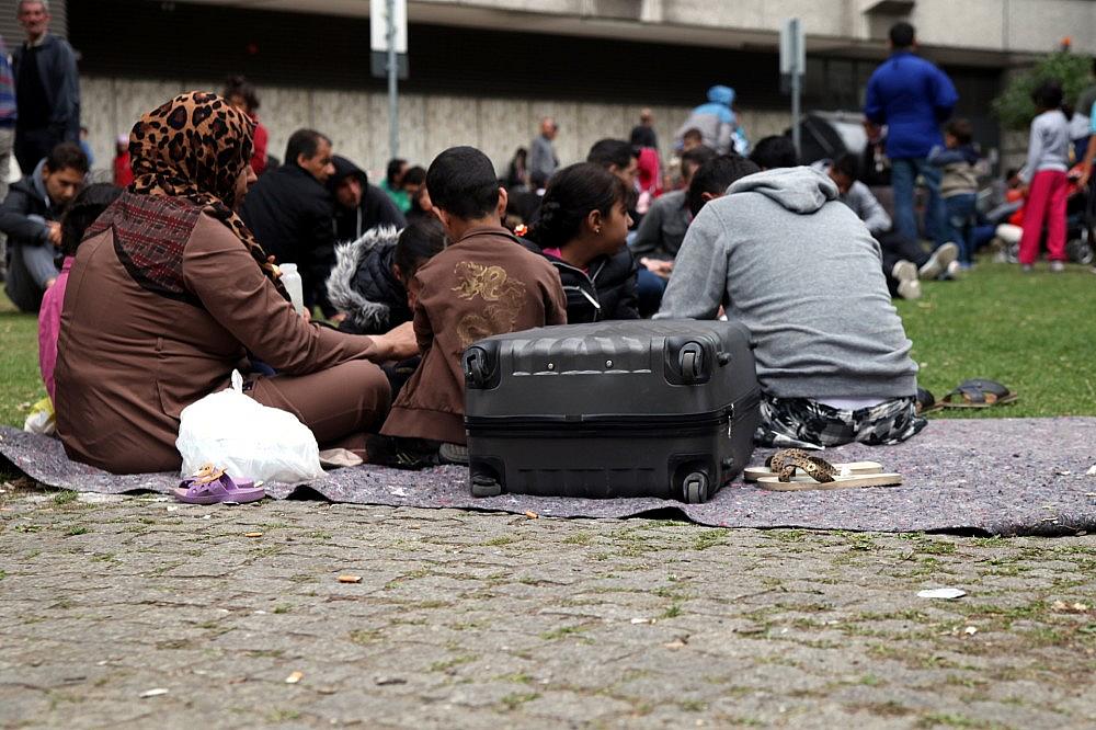Flüchtlinge an einer Aufnahmestelle (Archiv) via dts Nachrichtenagentur