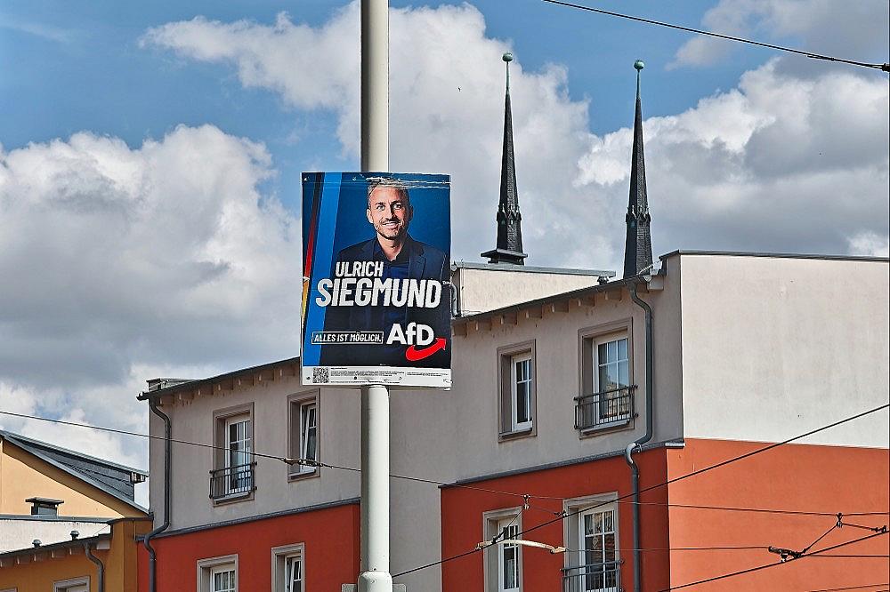 AfD-Wahlplakat mit Ulrich Siegmund (Archiv)
