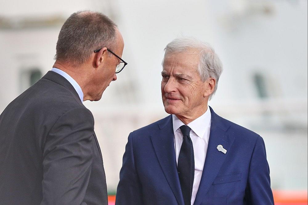 Friedrich Merz und Jonas Gahr Störe (Archiv) via dts Nachrichtenagentur