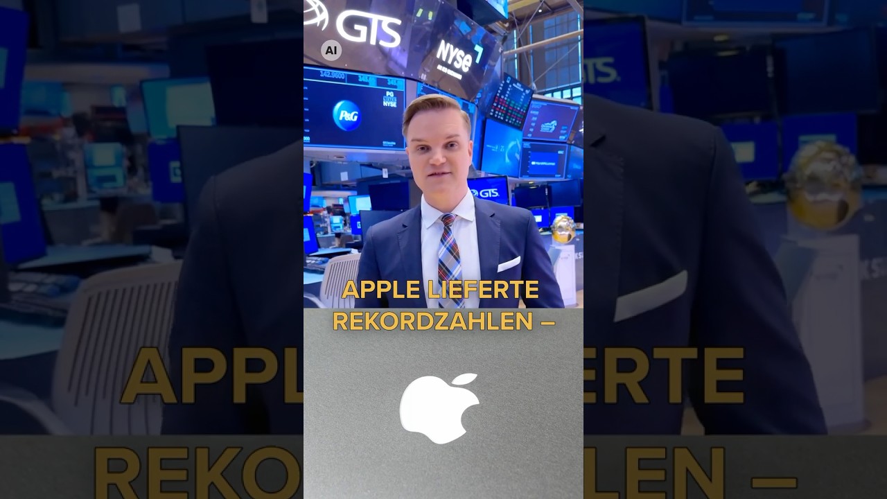Apple mit Rekordzahlen, aber Aktie stürzt trotzdem ab?
