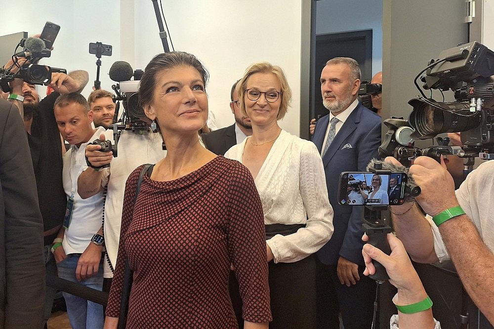 Wagenknecht, Wolf, Schütz (Archiv) via dts Nachrichtenagentur