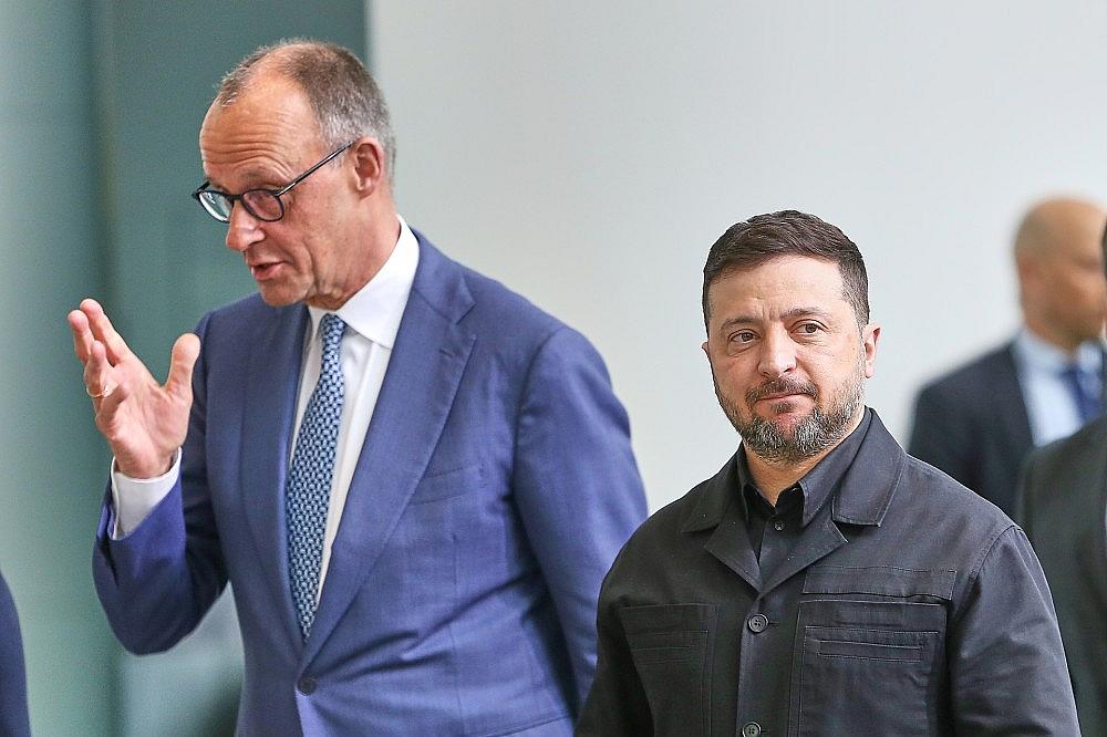 Friedrich Merz und Wolodymyr Selenskyj (Archiv) via dts Nachrichtenagentur