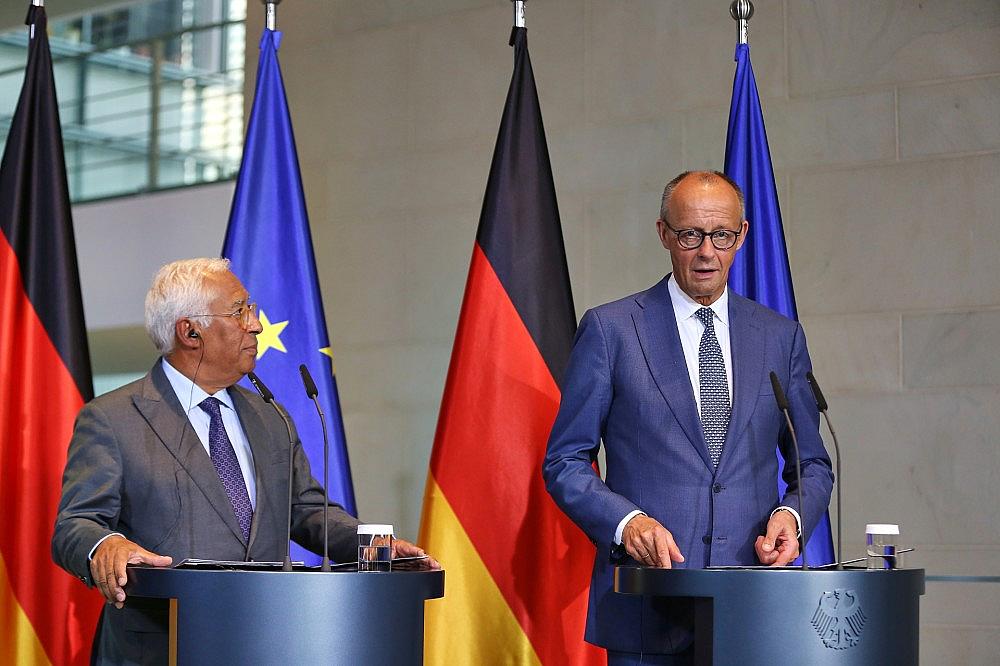Antonio Costa und Friedrich Merz am 09.09.2026