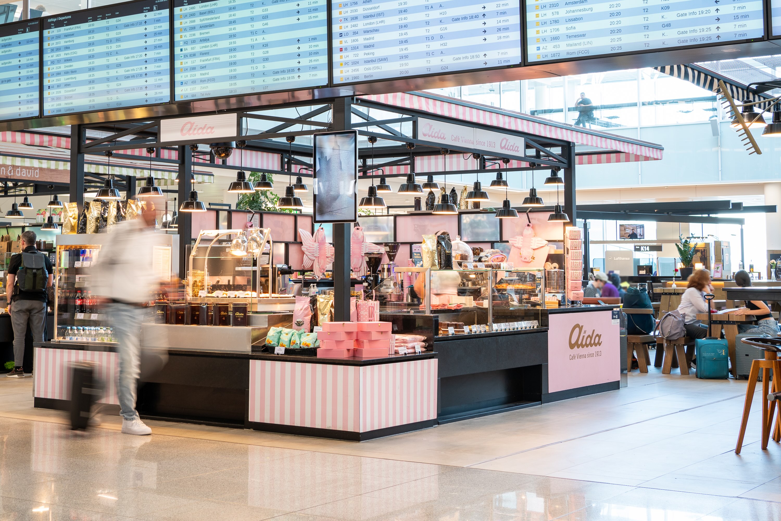 AÏDA am Flughafen München Allresto über pressetext.de