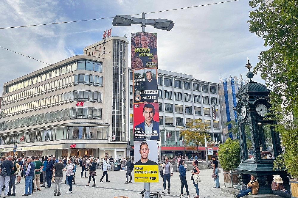 Wahlplakate für die Kommunalwahlen 2026 (Archiv) via dts Nachrichtenagentur