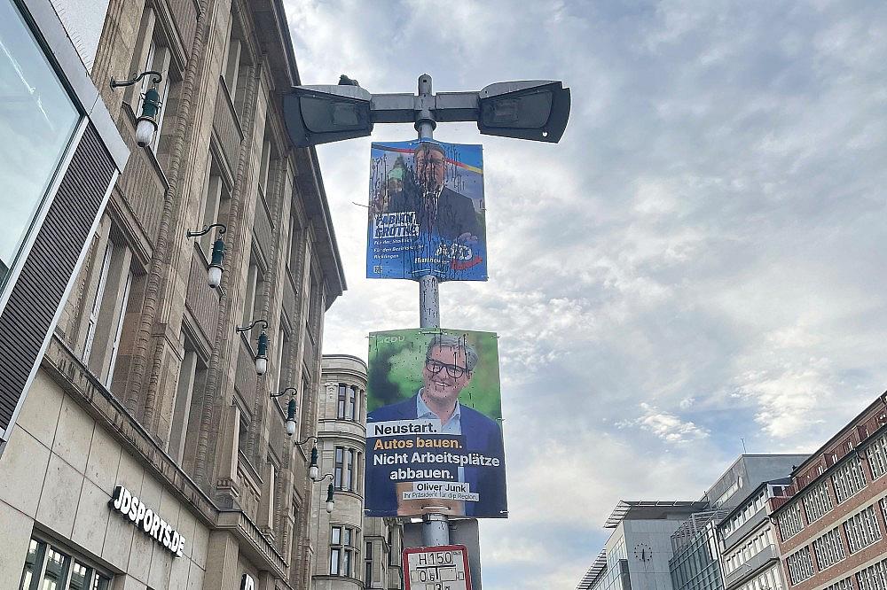 Wahlplakate für die Kommunalwahlen (Archiv) via dts Nachrichtenagentur