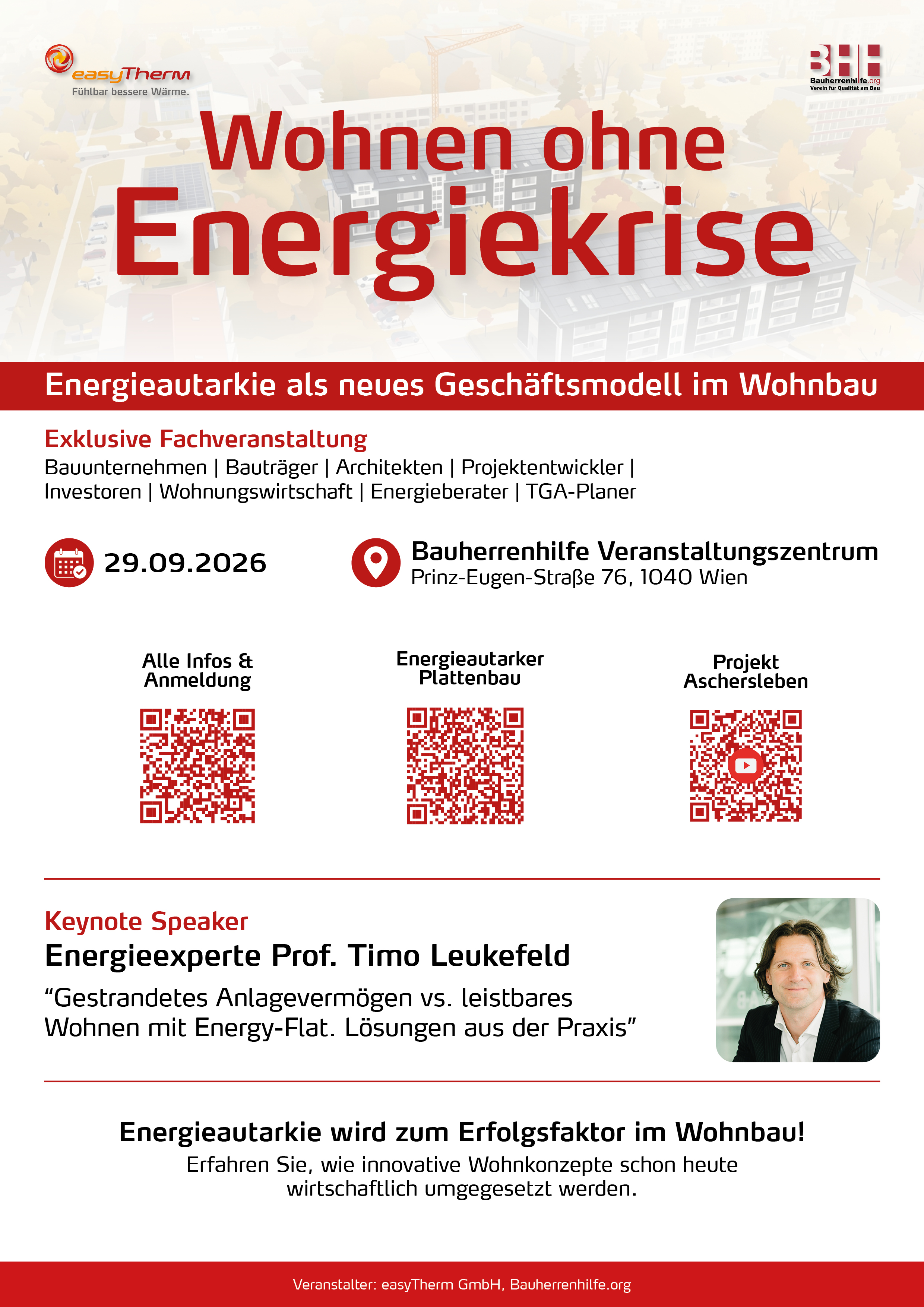 Wohnen ohne Energiekrise easyTherm® GmbH über pressetext.de