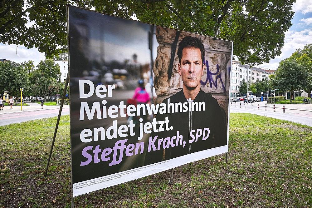 Wahlplakate mit Steffen Krach (Archiv) via dts Nachrichtenagentur