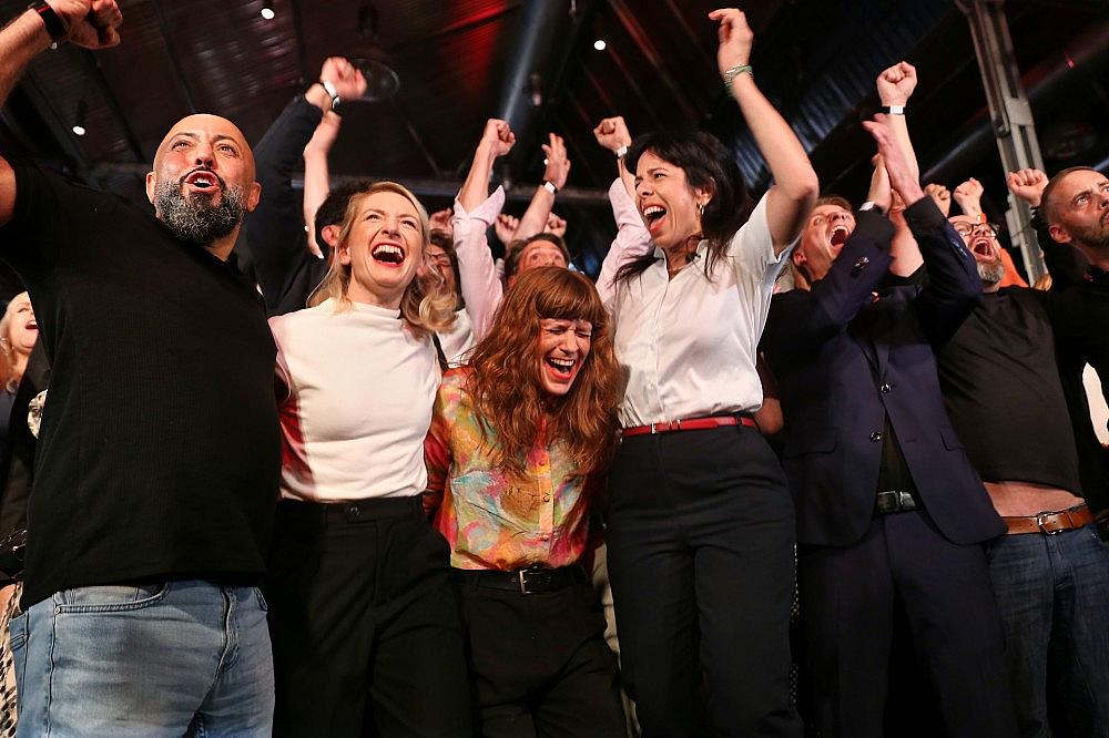 Linken-Wahlparty in Berlin am 20.09.2026