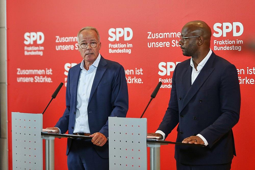 Matthias Miersch und Armand Zorn am 22.09.2026 via dts Nachrichtenagentur