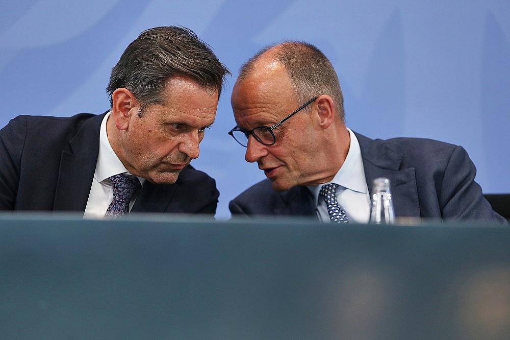 Olaf Lies und Friedrich Merz (Archiv)