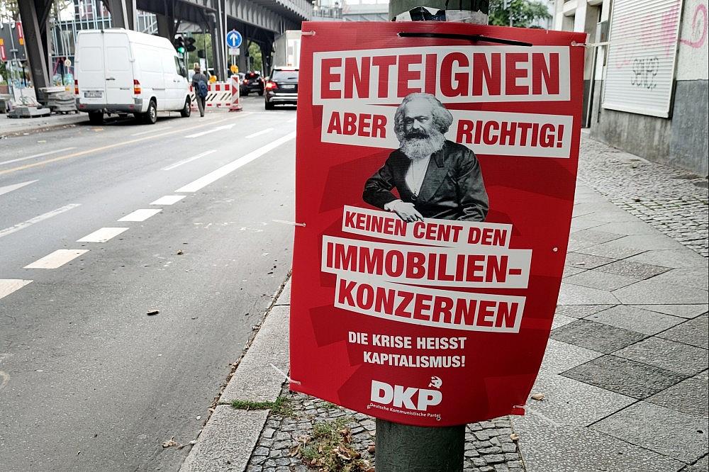 Wahlplakat für die DKP (Archiv) via dts Nachrichtenagentur