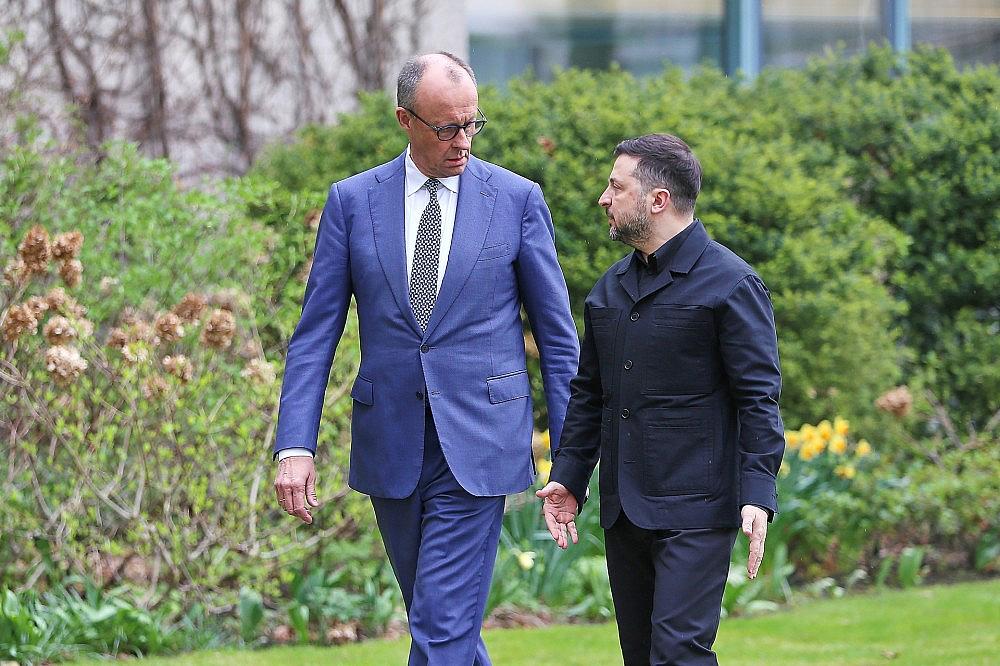 Friedrich Merz und Wolodymyr Selenskyj (Archiv) via dts Nachrichtenagentur