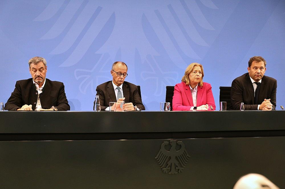 Söder, Merz, Bas und Klingbeil (Archiv)