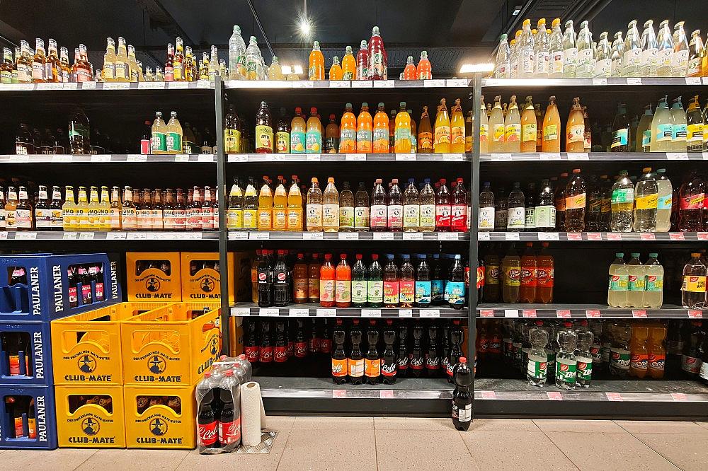 Limonaden im Supermarkt am 14.10.2026
