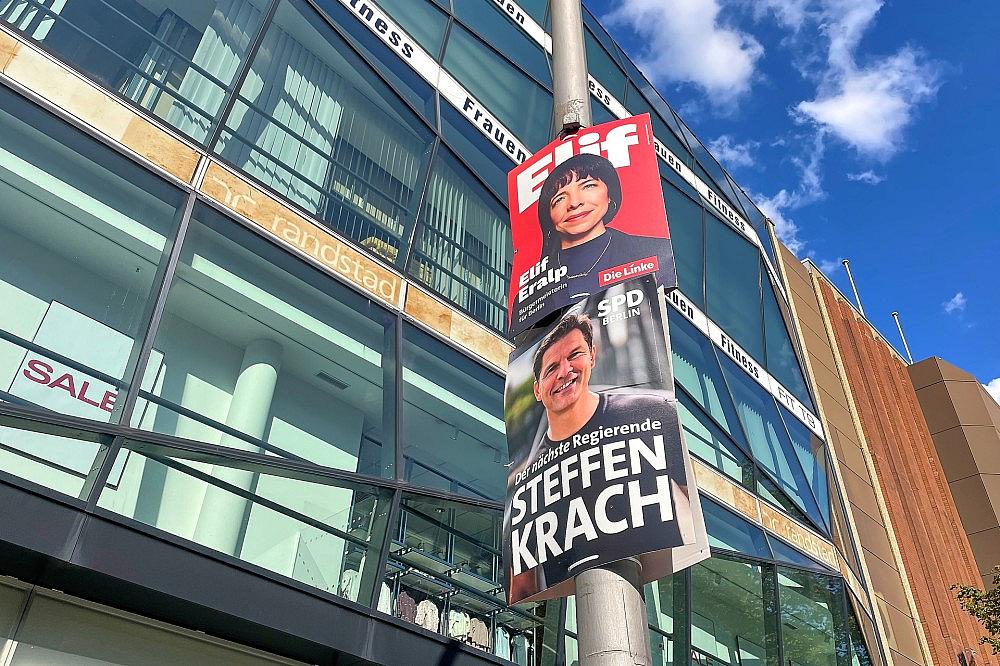 Wahlplakate zum Abgeordnetenhaus von Berlin (Archiv)