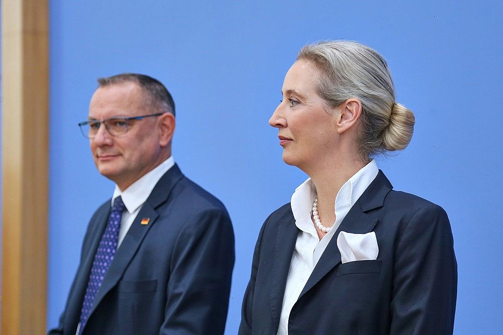 Tino Chrupalla und Alice Weidel (Archiv) via dts Nachrichtenagentur