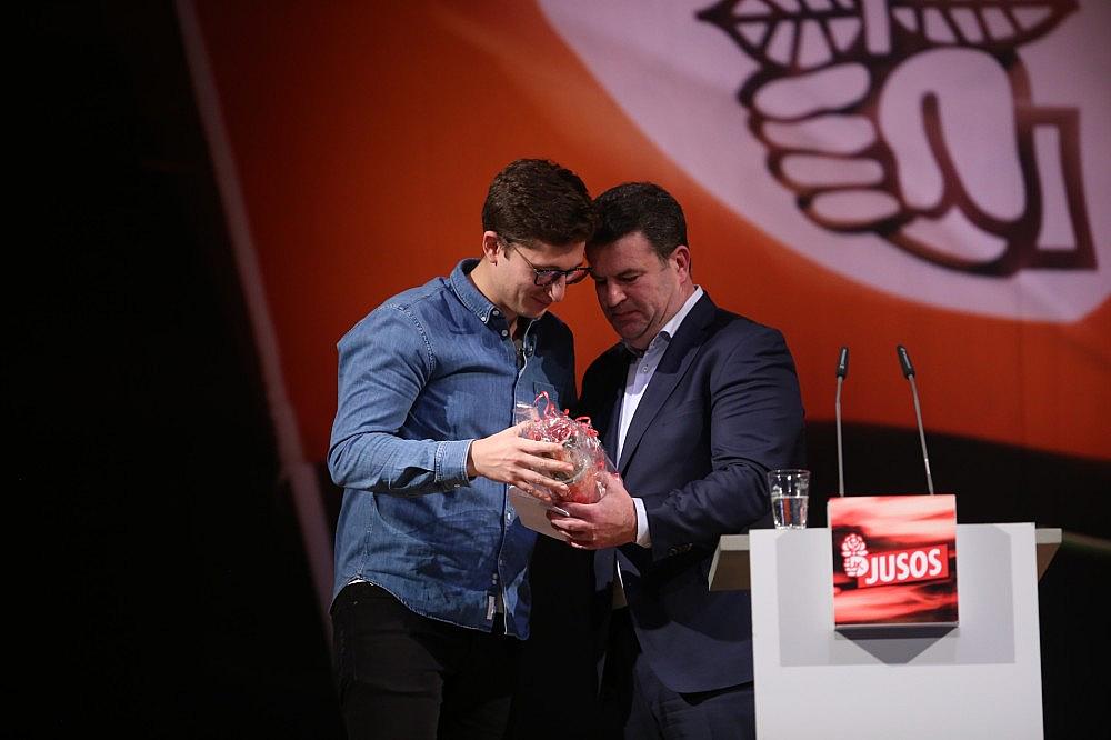 Philipp Türmer und Hubertus Heil (Archiv) via dts Nachrichtenagentur