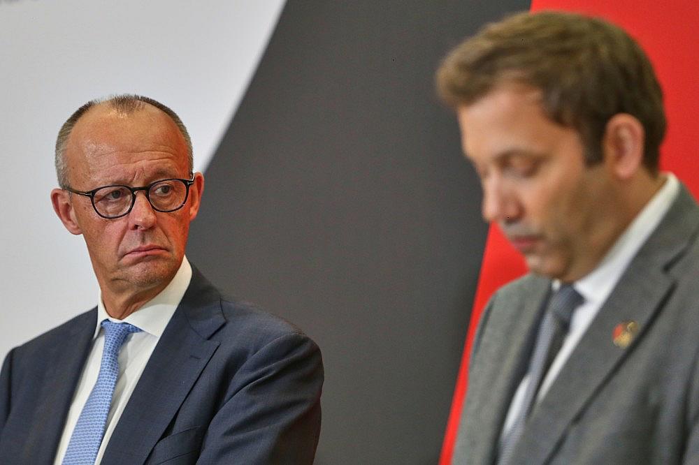 Friedrich Merz und Lars Klingbeil (Archiv)