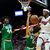 Celtics-Center Robert Williams III (44, l) und Celtic-Forward Jayson Tatum (0, M) versuchen, einen Pass von Miami Heat-Forward Jimmy Butler (22) zu blockieren. - Foto: Lynne Sladky/AP/dpa