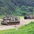 Sommermanöver: Panzerhaubitzen der südkoreanischen Armee in Paju, nahe der Grenze zu Nordkorea. - Foto: Ahn Young-Joon/AP/dpa