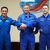 Astronaut Frank Rubio (l) und die Kosmonauten Sergej Prokopjew (M) und Dmitri Petelin während einer Pressekonferenz. - Foto: Dmitri Lovetsky/POOL AP/dpa