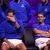 Roger Federer (l) und sein Doppelpartner Rafael Nadal vergießen nach dem Match einige Tränen.
. - Foto: John Walton/PA Wire/dpa