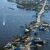 Die Brücke, die von Fort Myers nach Pine Island führt, ist nach dem Hurrikan stark beschädigt. - Foto: Gerald Herbert/AP/dpa