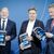 Olaf Scholz (l-r), Robert Habeck und Christian Lindner mit dem Vorschlag der Gaspreiskommision. - Foto: Kay Nietfeld/dpa