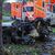 Das völlig zerstörte Autowrack nach dem Unfall in Rheurdt. - Foto: Arnulf Stoffel/dpa