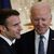 US-Präsident Joe Biden (r) und Frankreichs Staatspräsident Emmanuel Macron bei der Pressekonferenz im East Room des Weißen Hauses. - Foto: Susan Walsh/AP/dpa