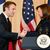 Emmanuel Macron trifft US-Vizepräsidentin Kamala Harris im Außenministerium. - Foto: Jacquelyn Martin/AP/dpa