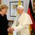 Papst Benedikt XVI. 2011 in Berlin mit Bundeskanzlerin Angela Merkel. - Foto: Soeren Stache/dpa